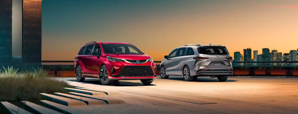2023 Toyota Sienna on the road