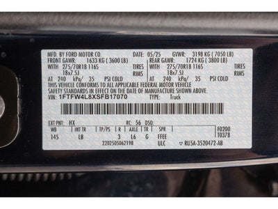 2025 Ford F-150 Tremor