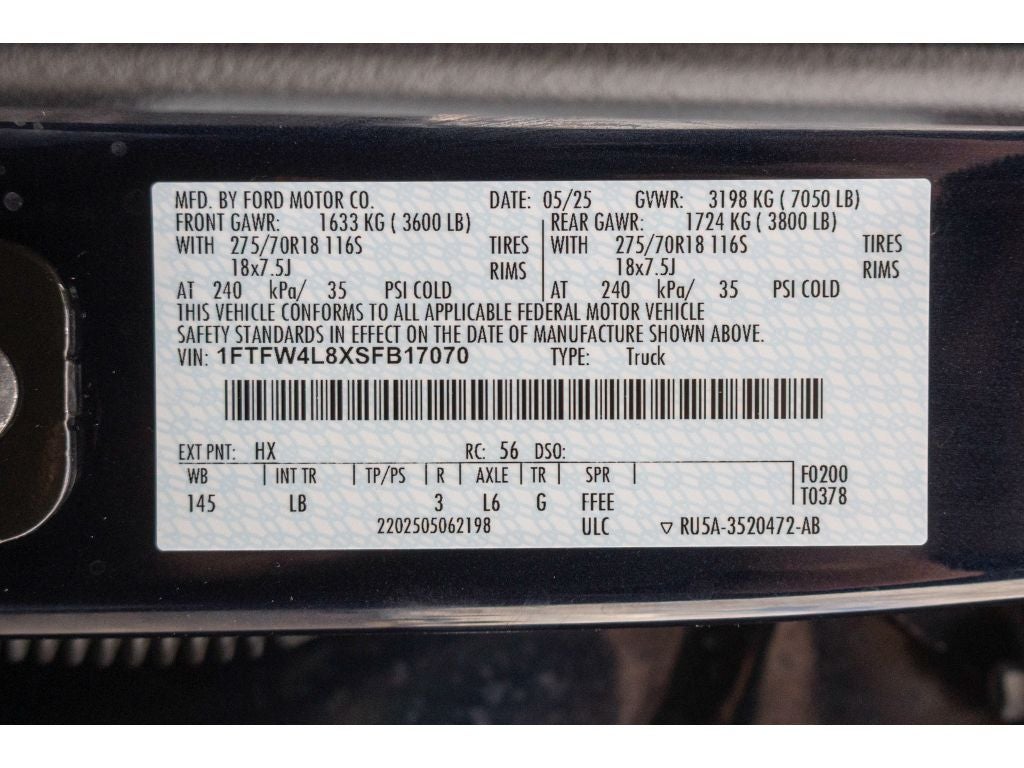 2025 Ford F-150 Tremor