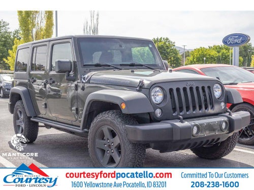 2016 Jeep Wrangler Unlimited Black Bear 4x4