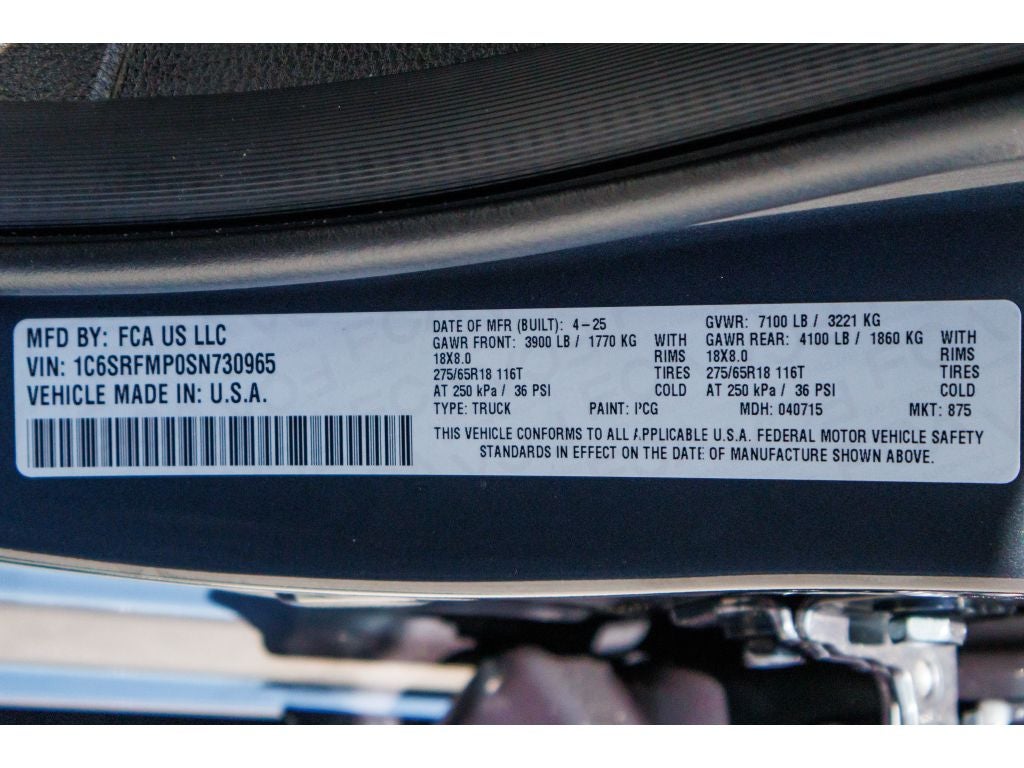 2025 RAM 1500 Big Horn