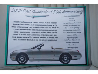 2005 Ford Thunderbird 50th Anniversary