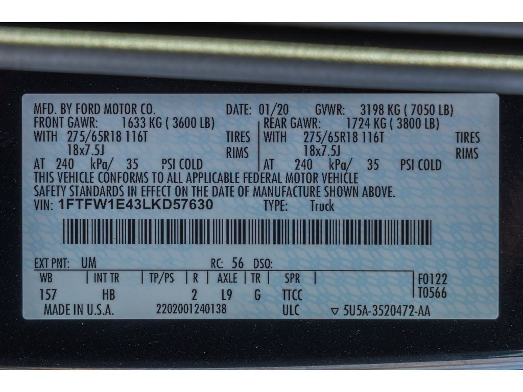 2020 Ford F-150 Lariat