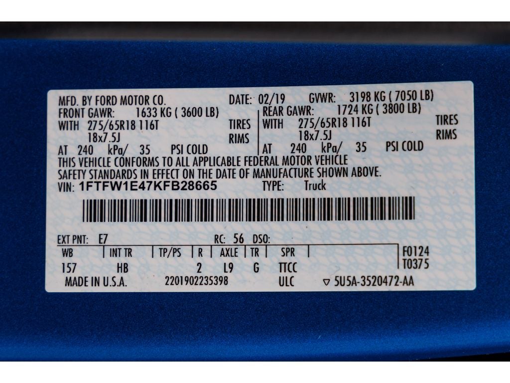 2019 Ford F-150 Base