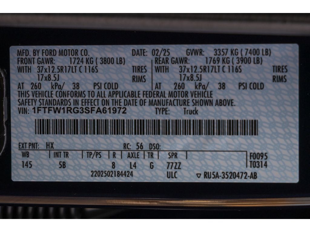 2025 Ford F-150 Raptor