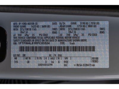 2024 Ford F-150 Tremor