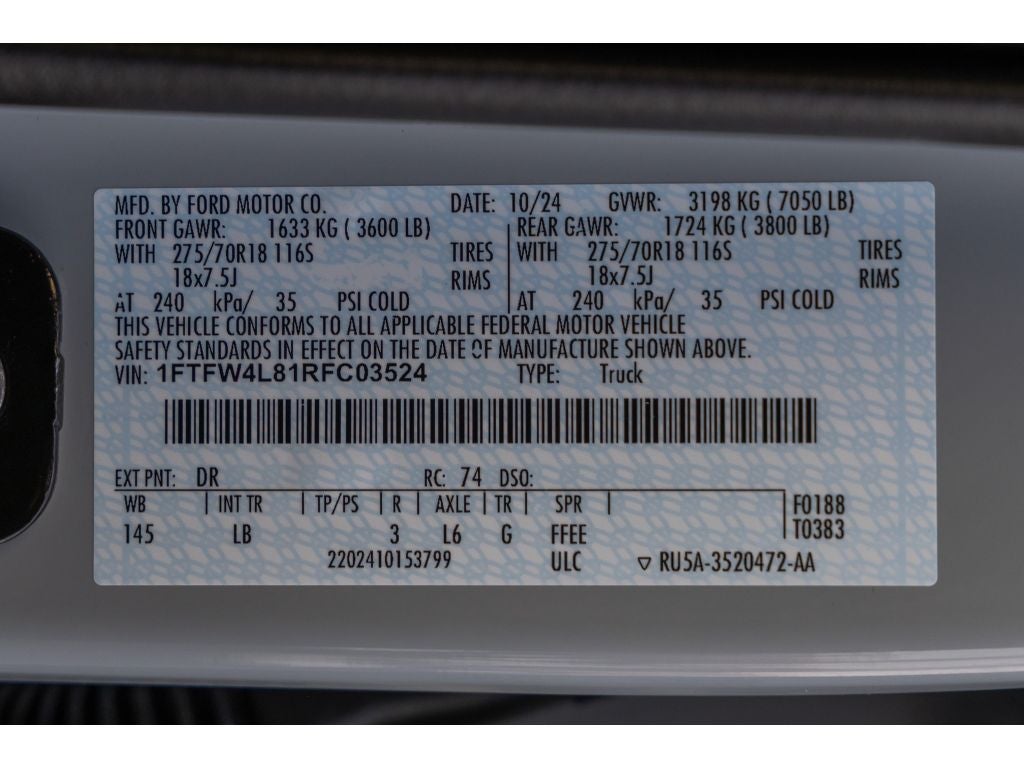 2024 Ford F-150 Tremor