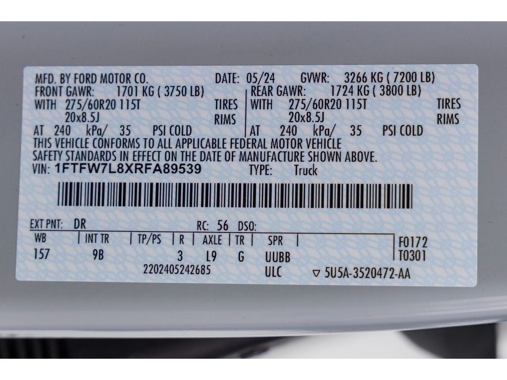 2024 Ford F-150 Platinum