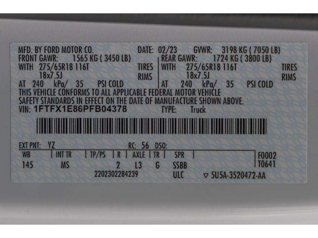 2023 Ford F-150 XLT 3.5L ECOBOOST