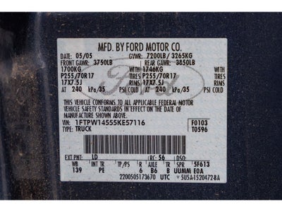 2005 Ford F-150 XLT