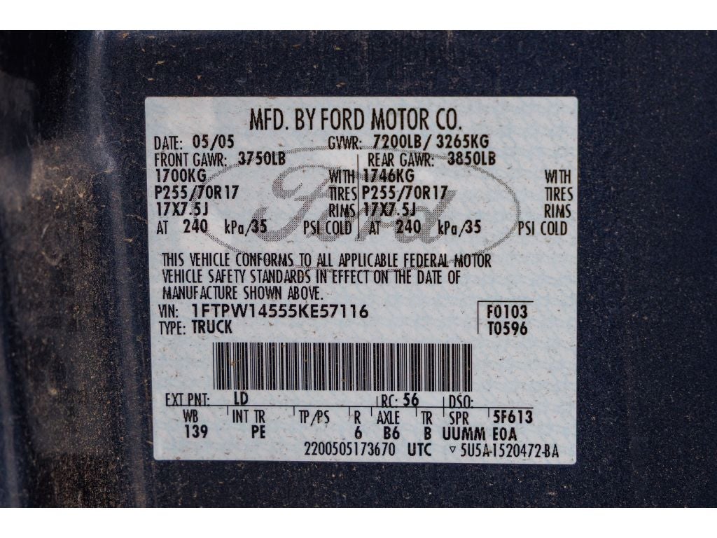 2005 Ford F-150 XLT