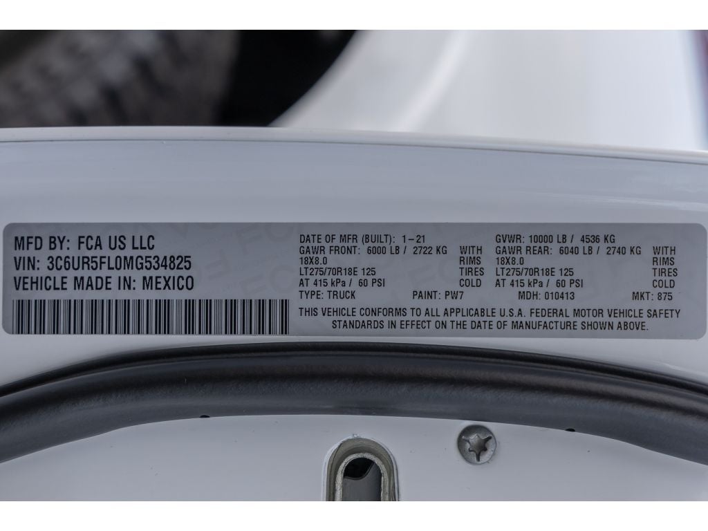 2021 RAM 2500 Laramie