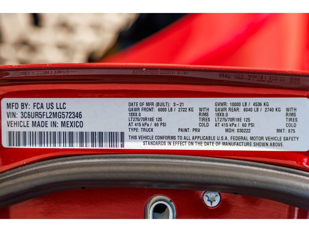 2021 RAM 2500 Laramie