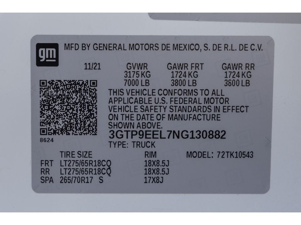 2022 GMC Sierra Limited AT4