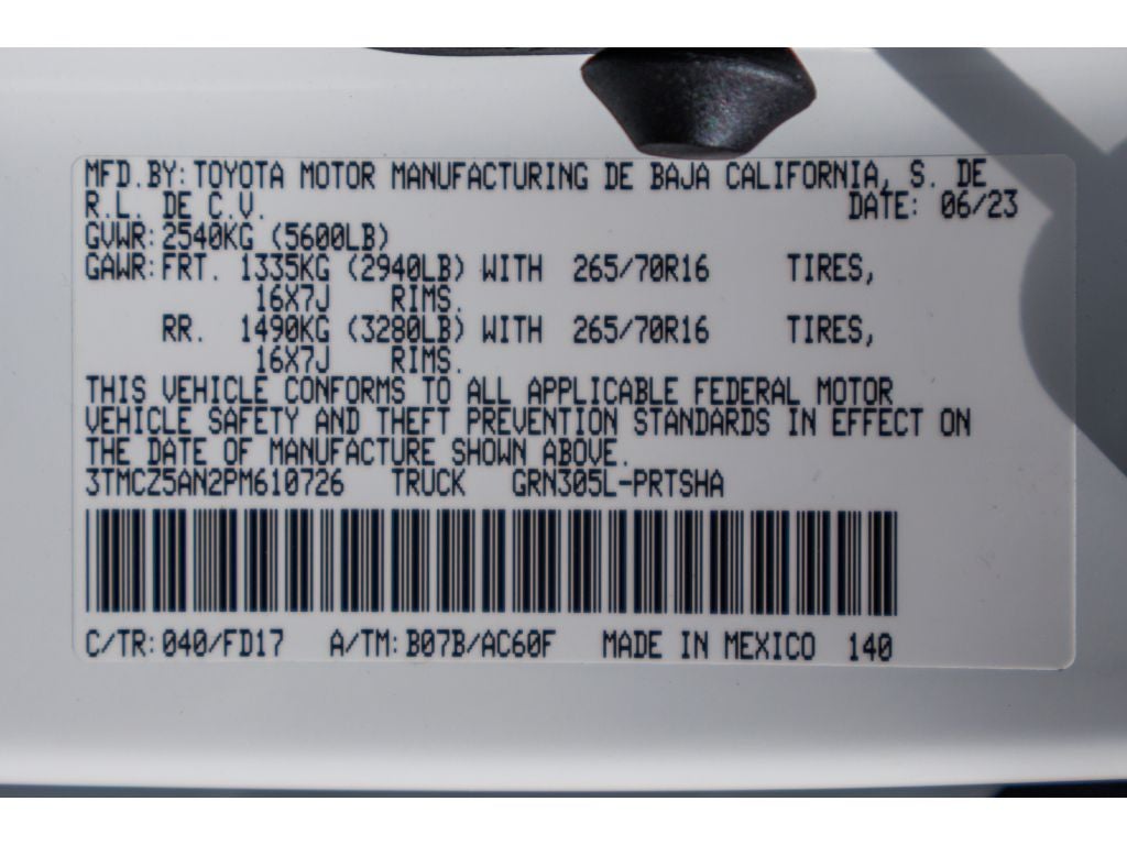 2023 Toyota Tacoma TRD Off-Road 4x4