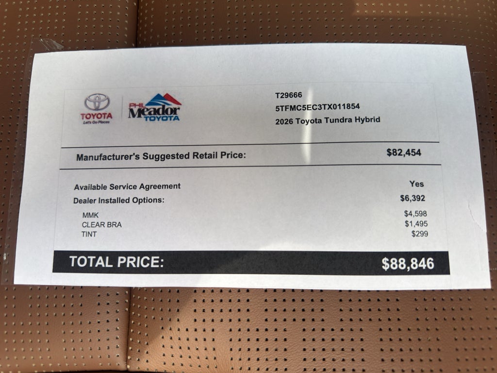 2026 Toyota Tundra i-FORCE MAX Tundra 1794 Edition