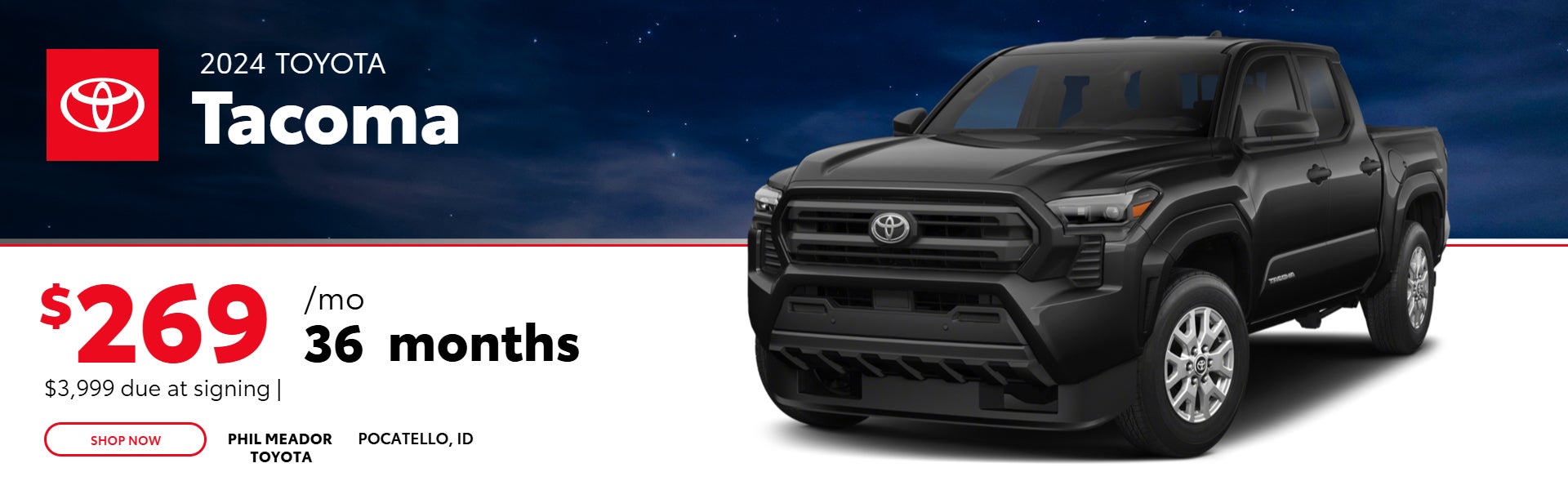 269/month for 36 months Lease